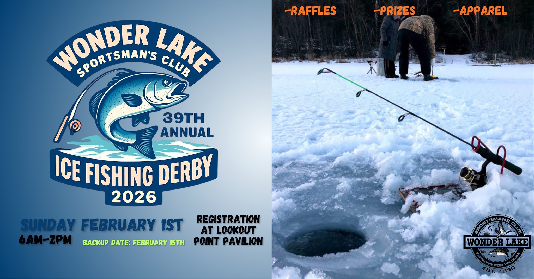 Wonder Lake Sportsman's Club Ice Fishing Derby