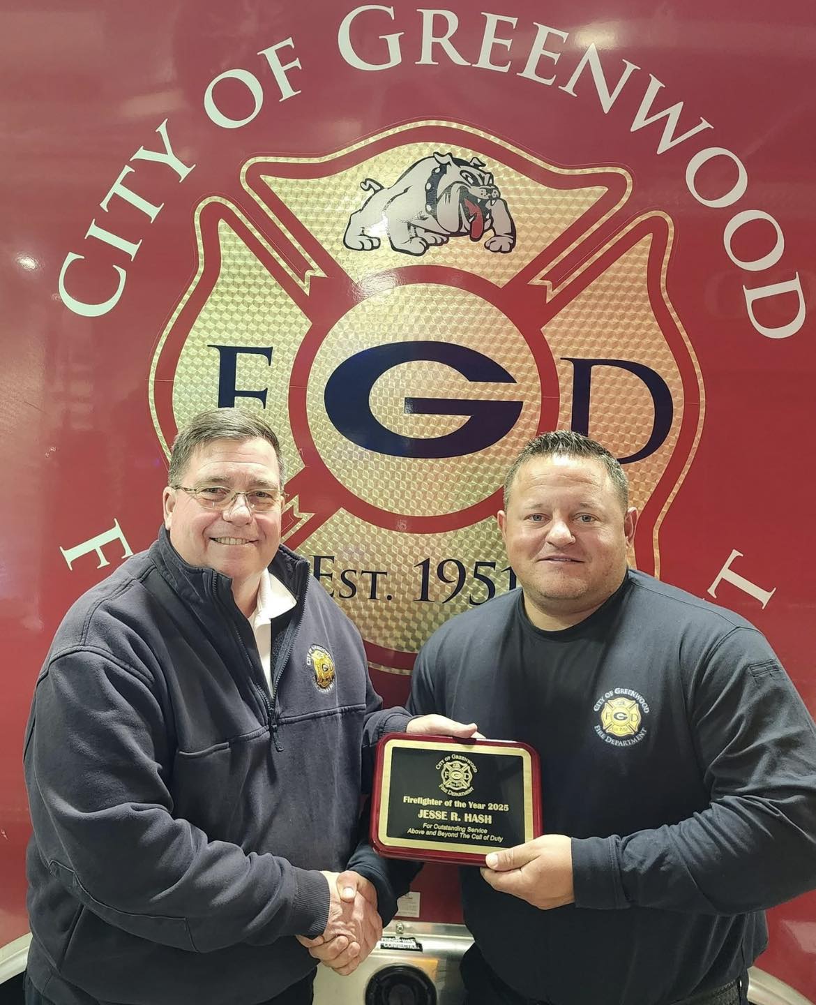 Resident - Congratulations to Jesse Hash, the Greenwood Fire Department ...