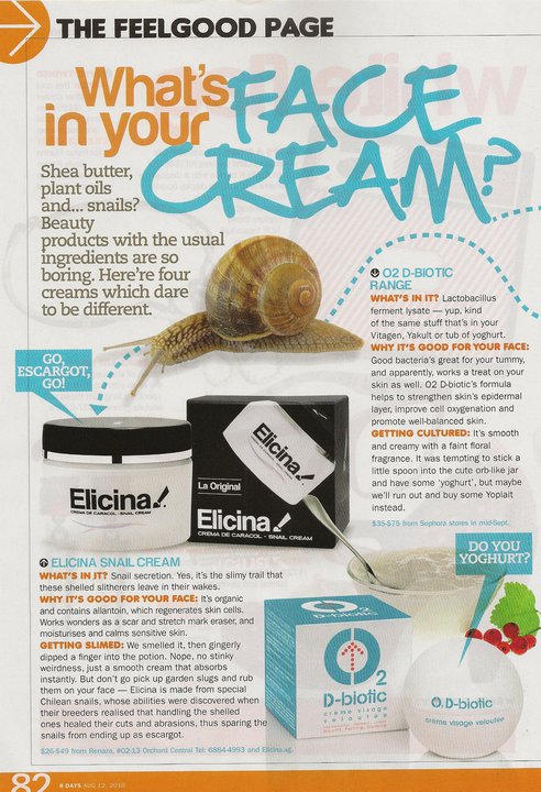 Crème à L'escargot Elicina Plus - 40g - Hydratante Et Réparatrice - Neuve