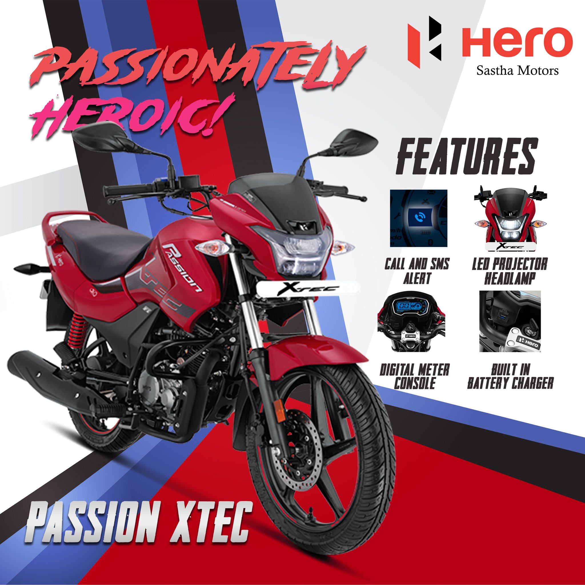 HERO - The all-new Passion XTec Passionately Heroic! New Features: Call ...
