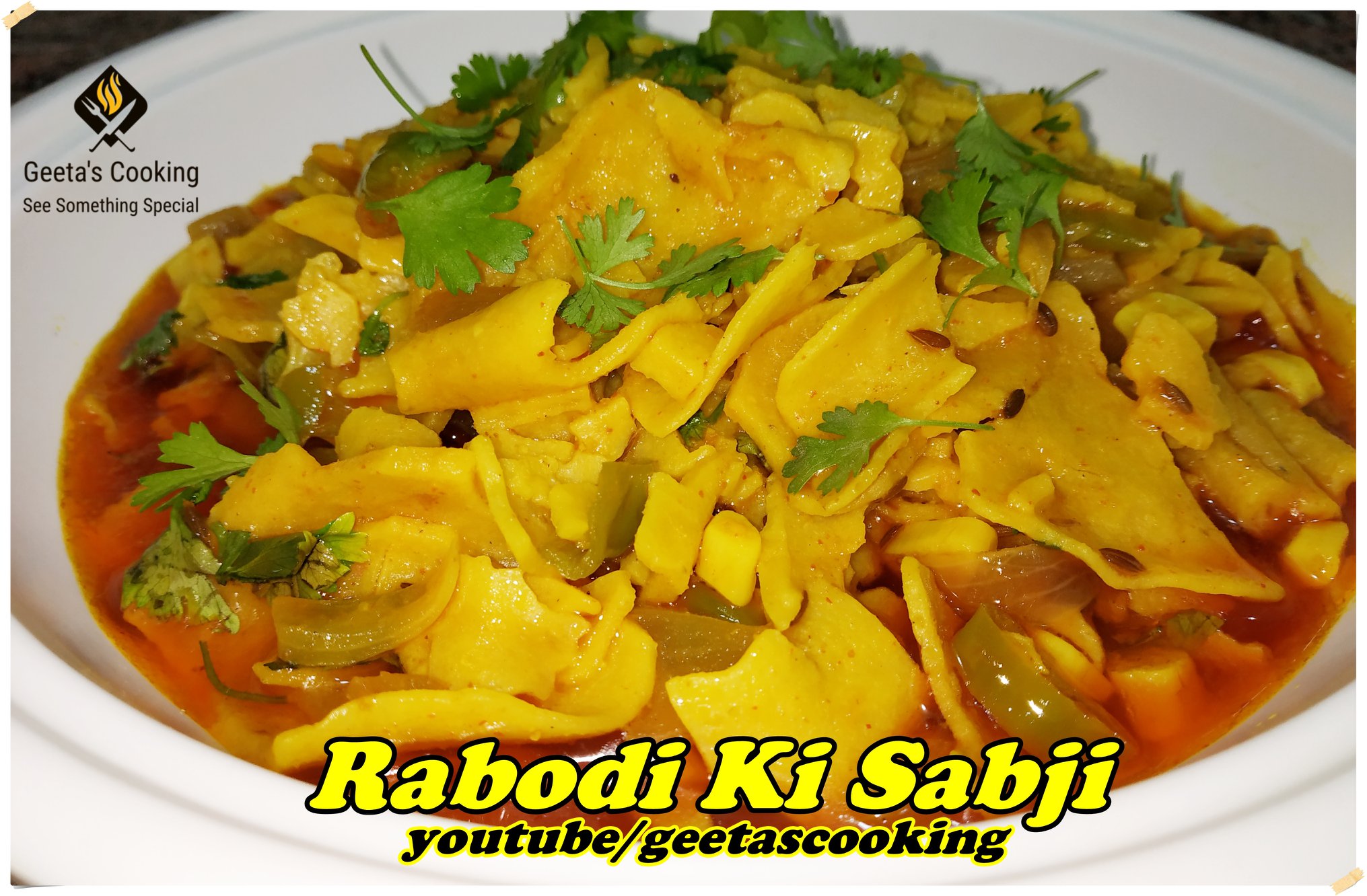 Geeta's Cooking | राबोडी की राजस्थानी सब्जी | Rabodi Curry Recipe ...