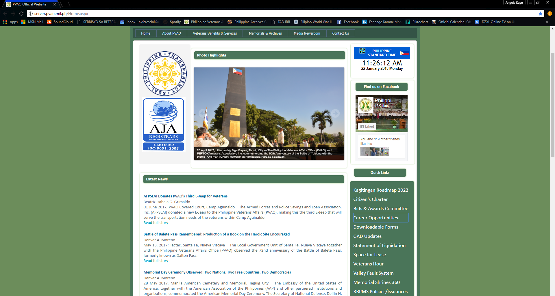 Philippine Veterans Affairs Office - Please be informed that our ...