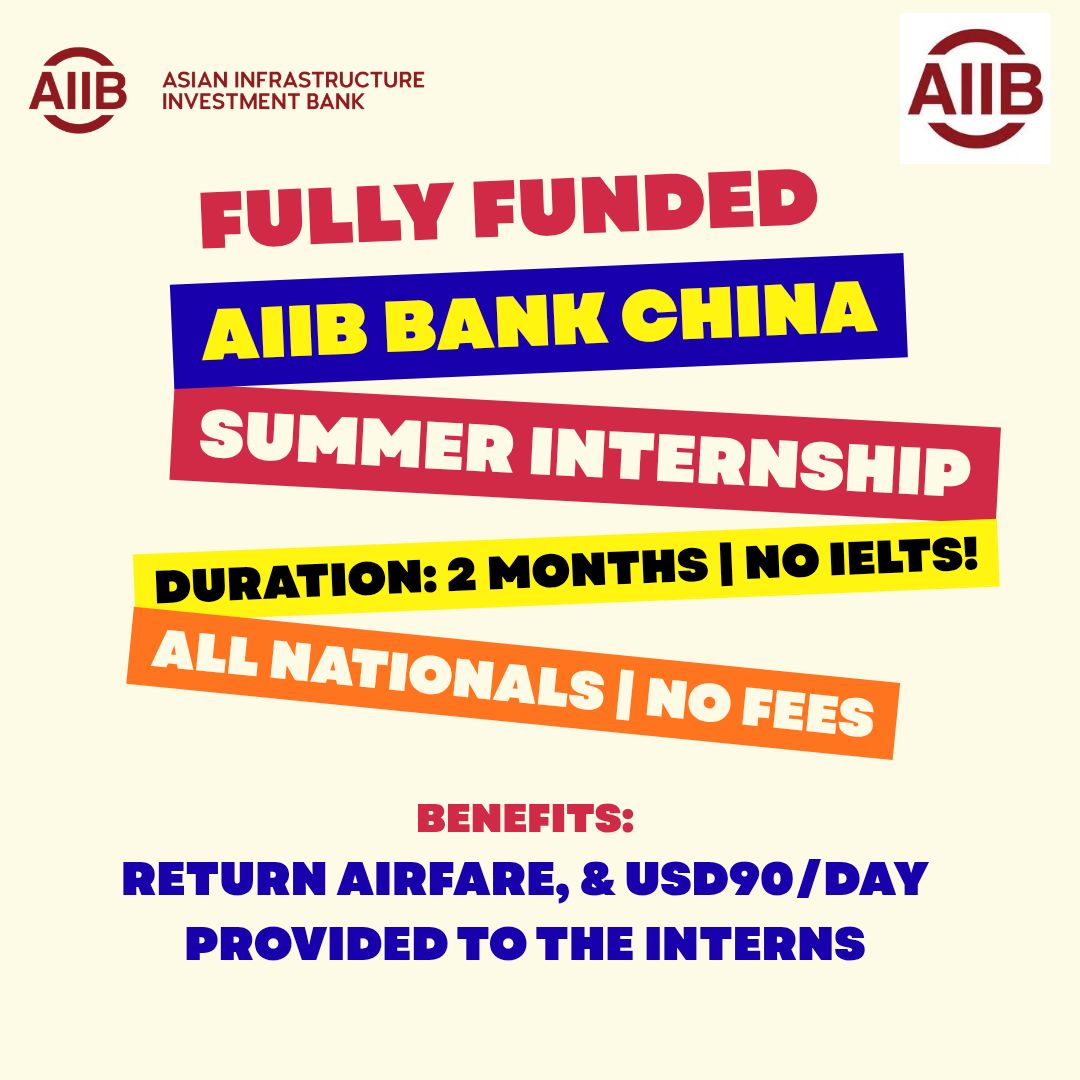 Innovation & Research | AIIB Global Internship 2026 in Beijing, China ...