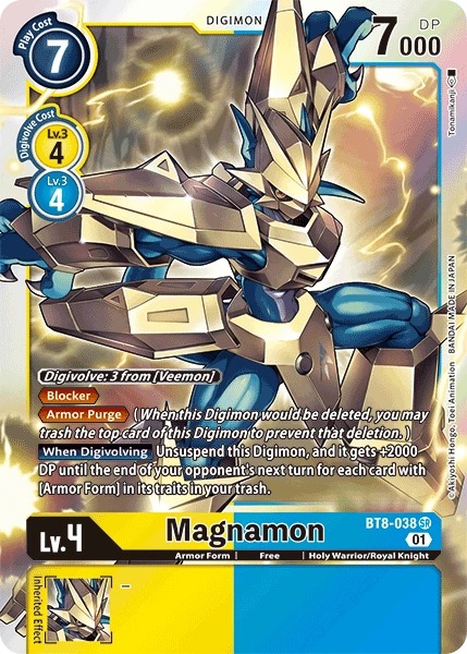 Digimon TCG Rulings & FAQs | The DP increase from Magnamon's skill ...