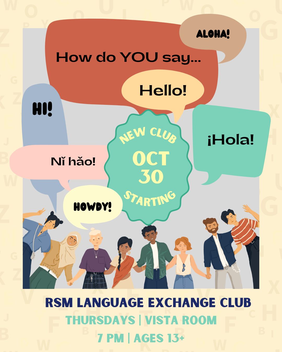 SAMLARC - Join the RSM Language Exchange Club to learn new languages ...