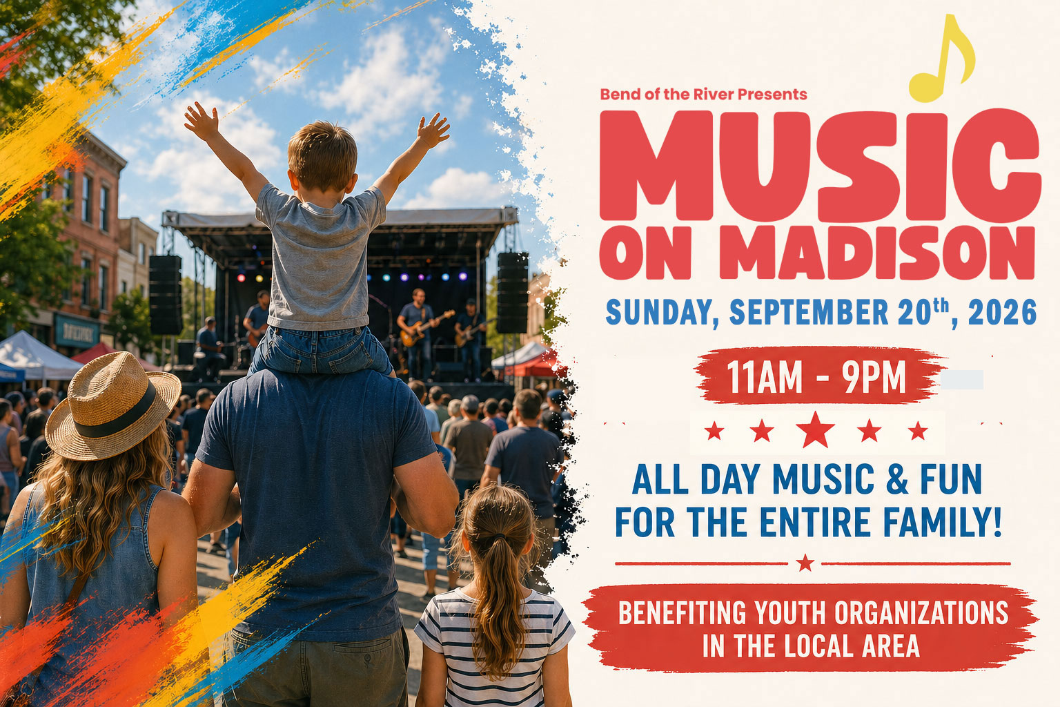 Music on Madison event in Mankato, MN on September 20, 2026