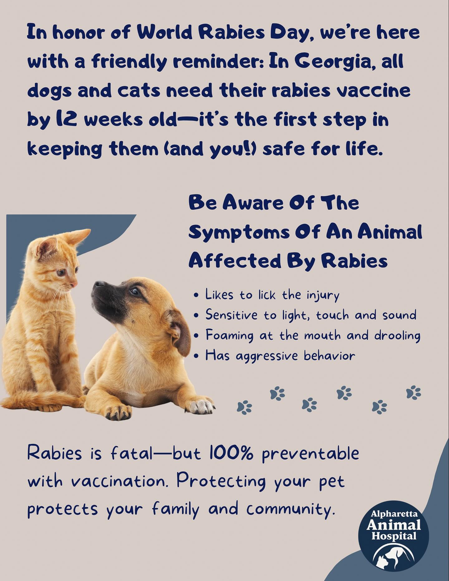 Alpharetta - Has your pet had their rabies vaccine recently? Yesterday ...