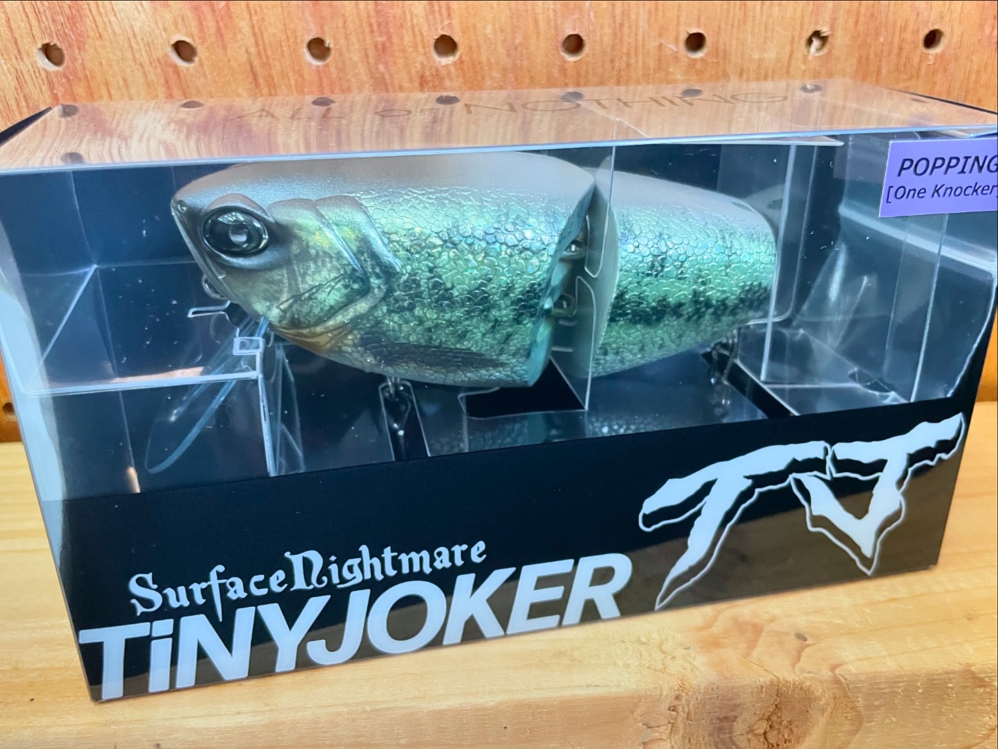 Fishing - 【DRT inc.】VARIAL KNOB 単体 black & silver バリアルノブ
