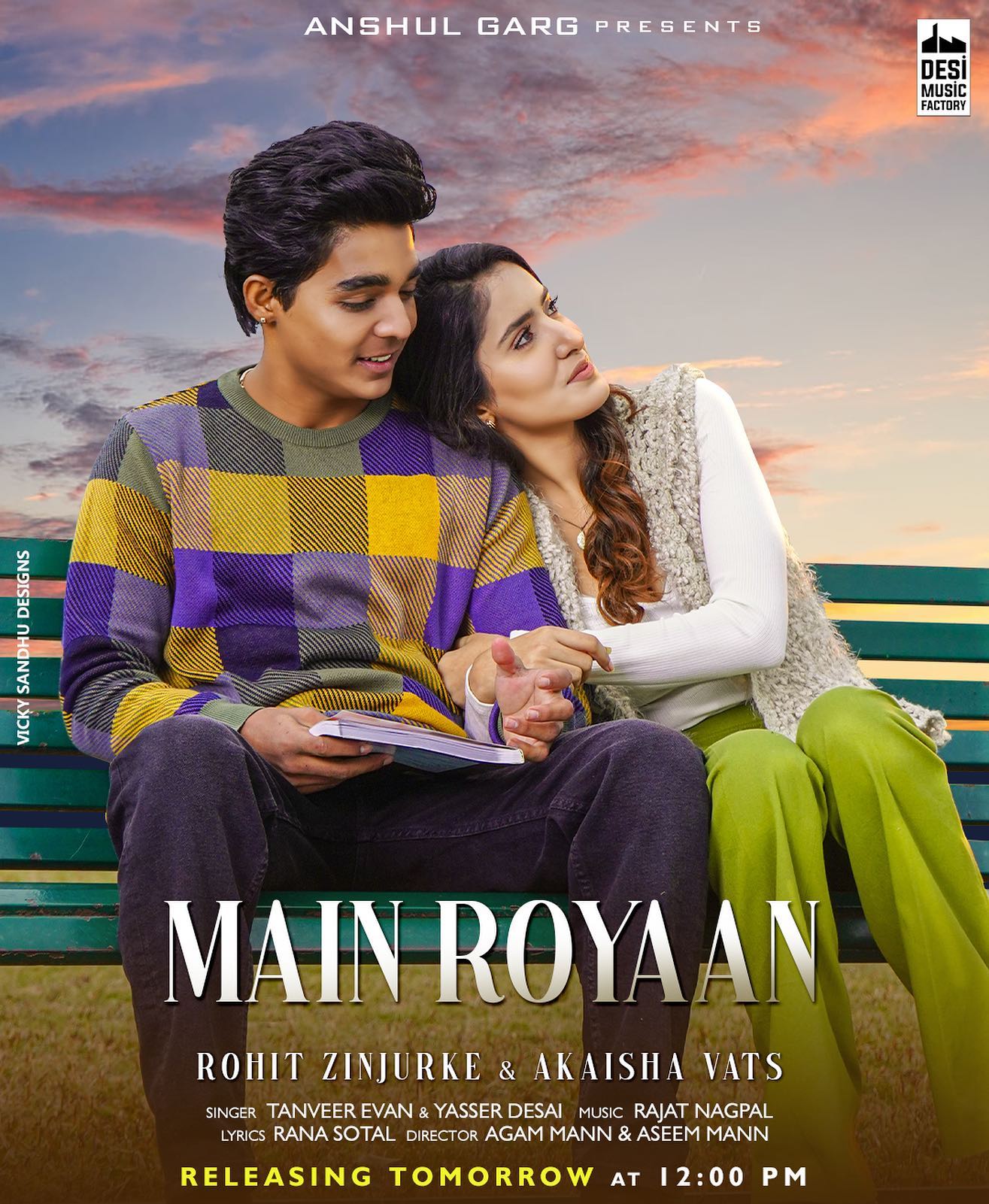 Tanveer - #MainRoyaan by Tanveer Evan Yasser Desai releasing tomorrow ...