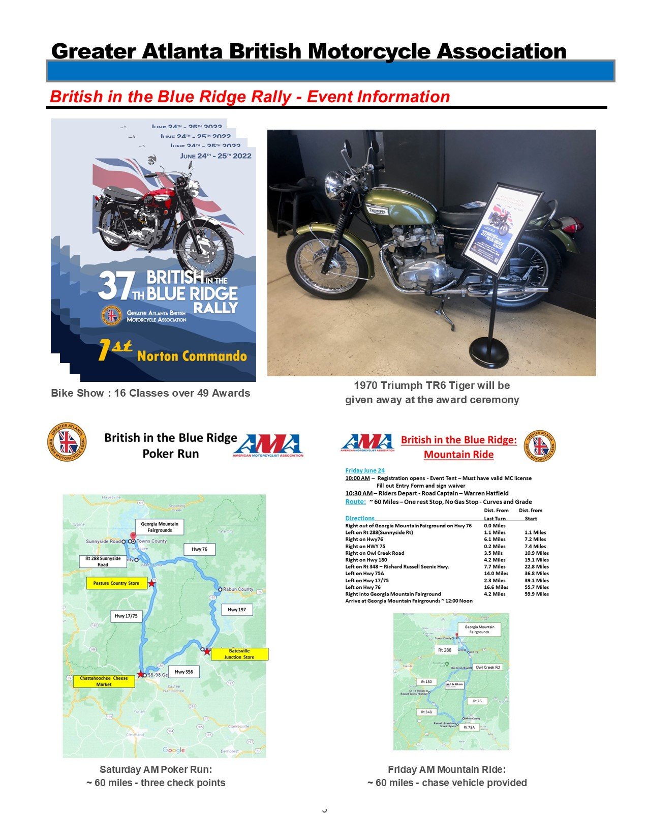 Blue Ridge Road Rally | Facebook