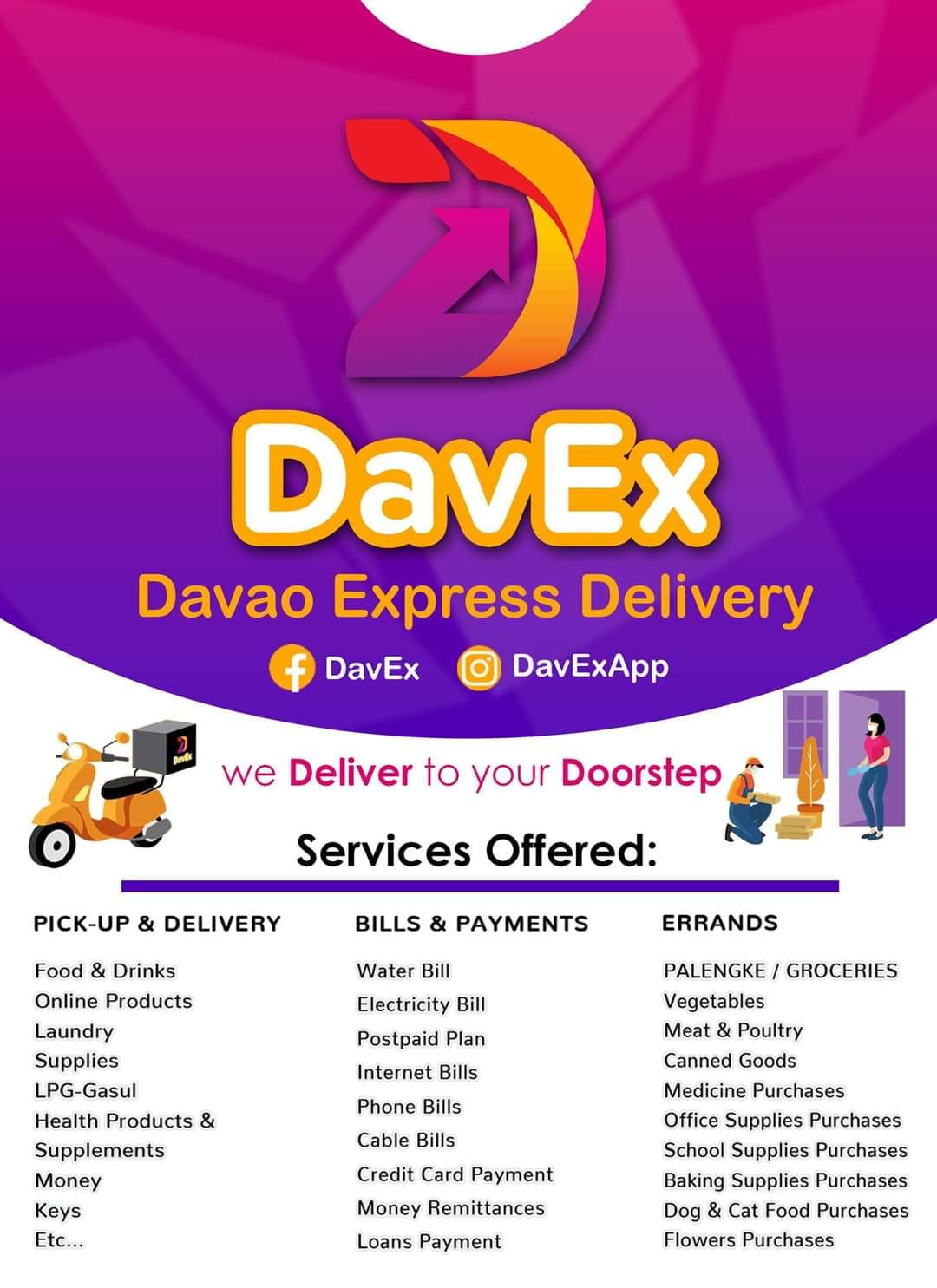 Mga Ka-DavEx Pa-Deliver... - DavEx Delivery Service - Gingoog | Facebook