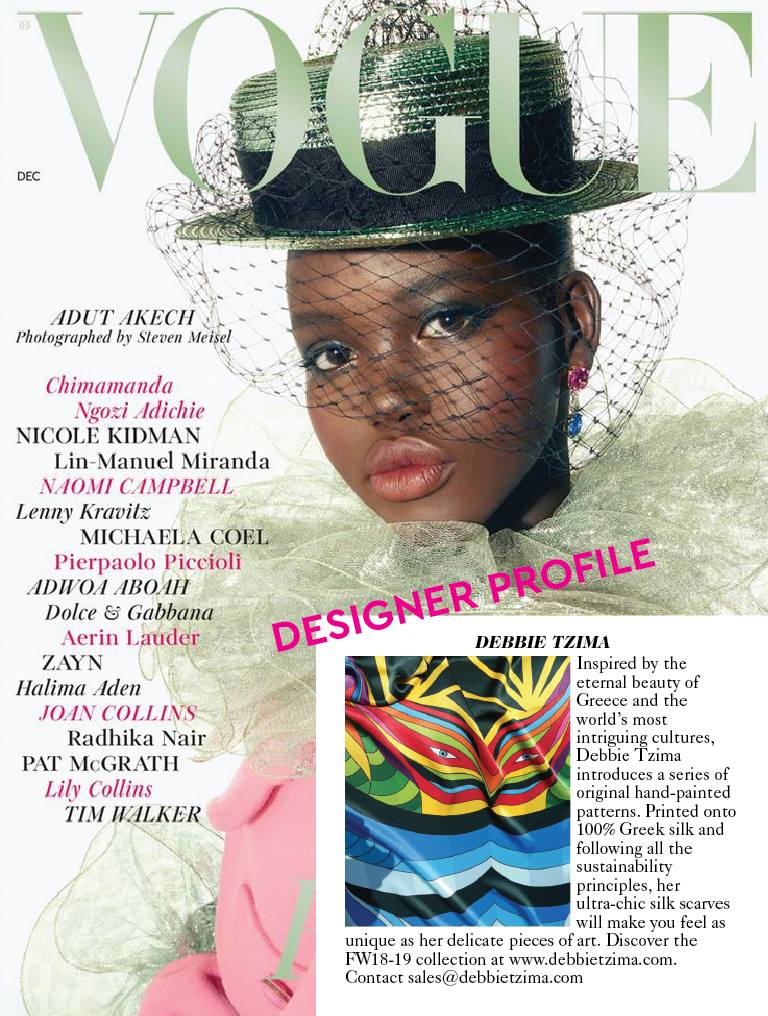Full-page feature in Vogue Arabia's October issue. ✨ Read the