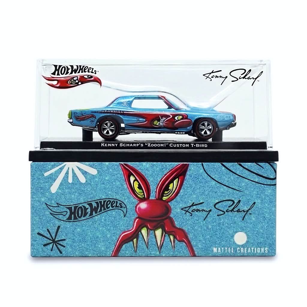Mattel Creations Hot Wheels x Kenny Scharf Custom T-Bird | Hot