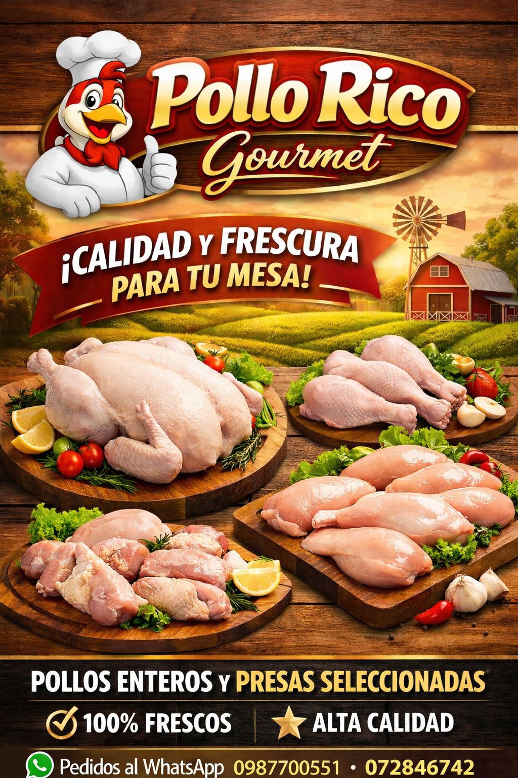 POLLO RICO .las mejores presas selecciónadas | Cuenca