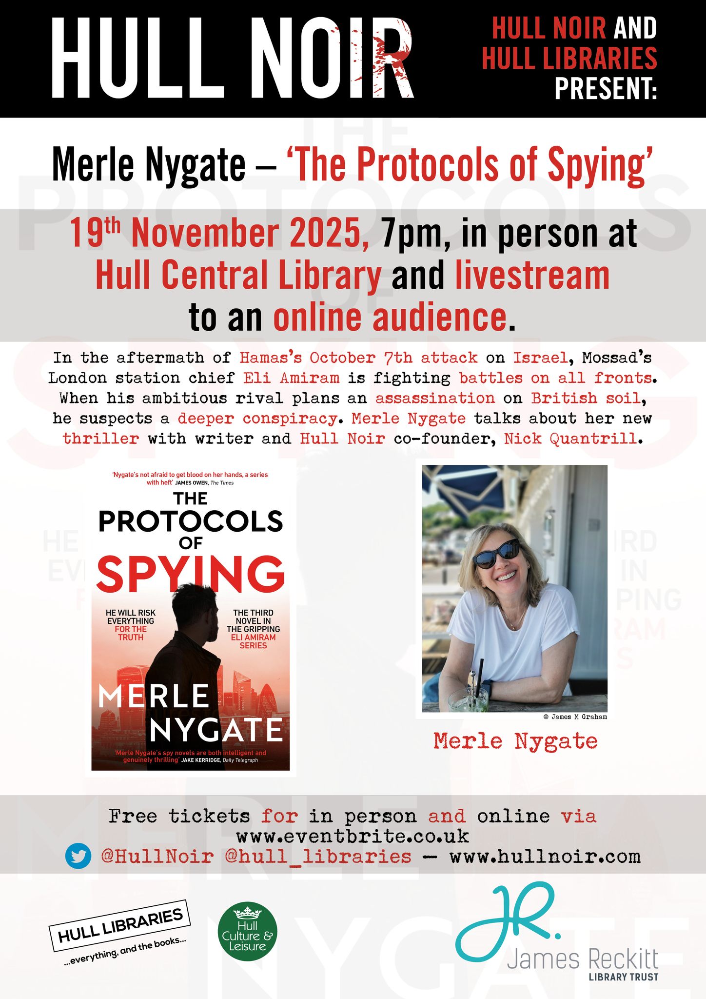 Hull Noir and Hull Libraries present: Merle Nygate