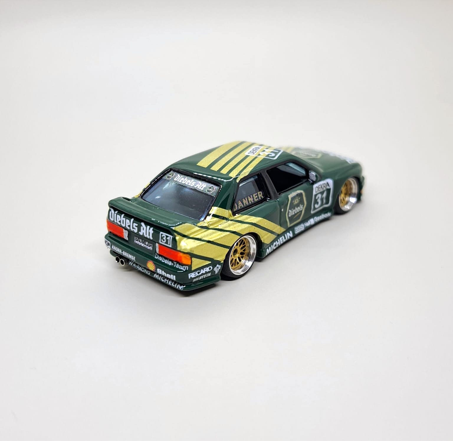 Customized Hot Wheels Diebels Alt BMW M3 Sport Evolution
