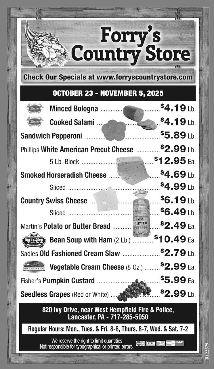Forry's Country Store | Lancaster PA