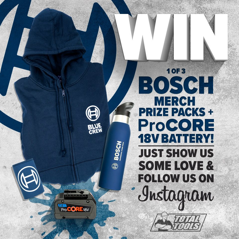 Total Tools - ***Bosch Giveaway*** We're giving away 3 of these awesome ...