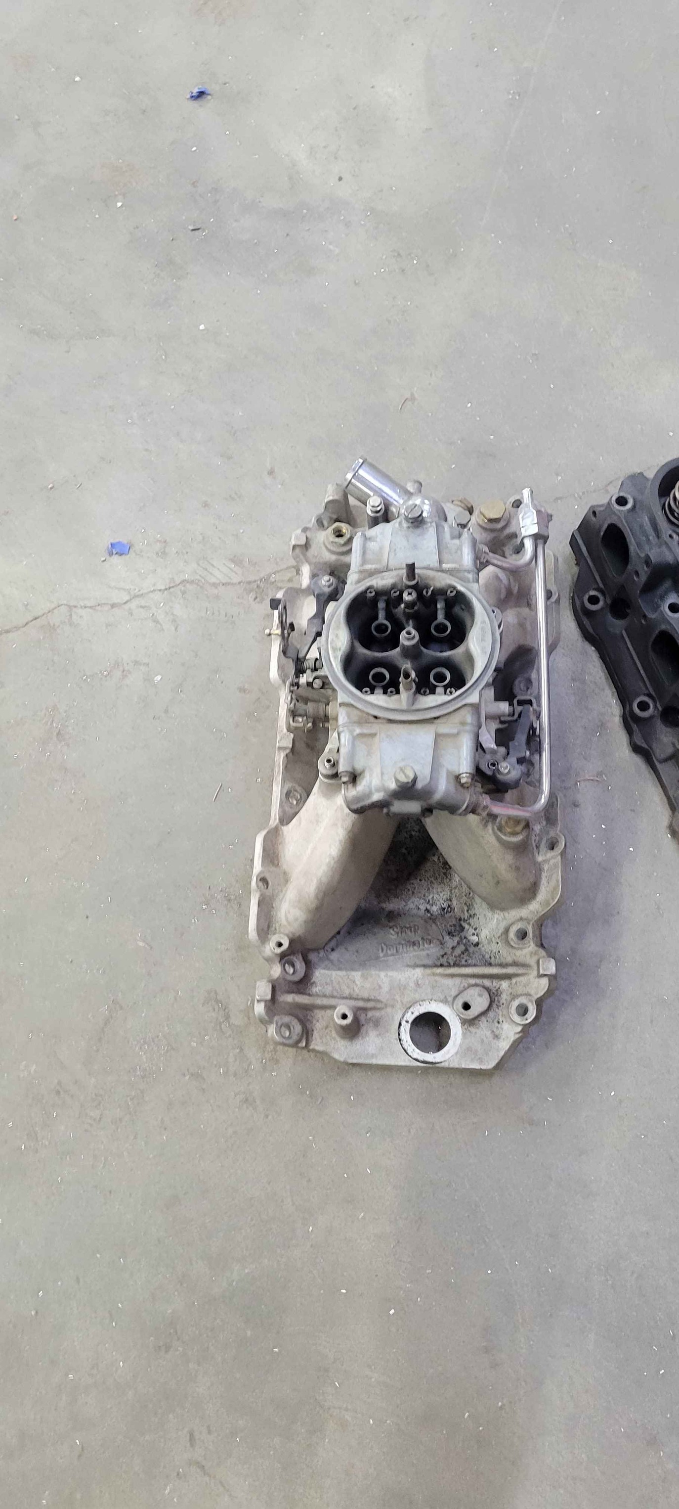 Merlin bbc heads, intake, holley carb - Car Engines & Engine Parts ...
