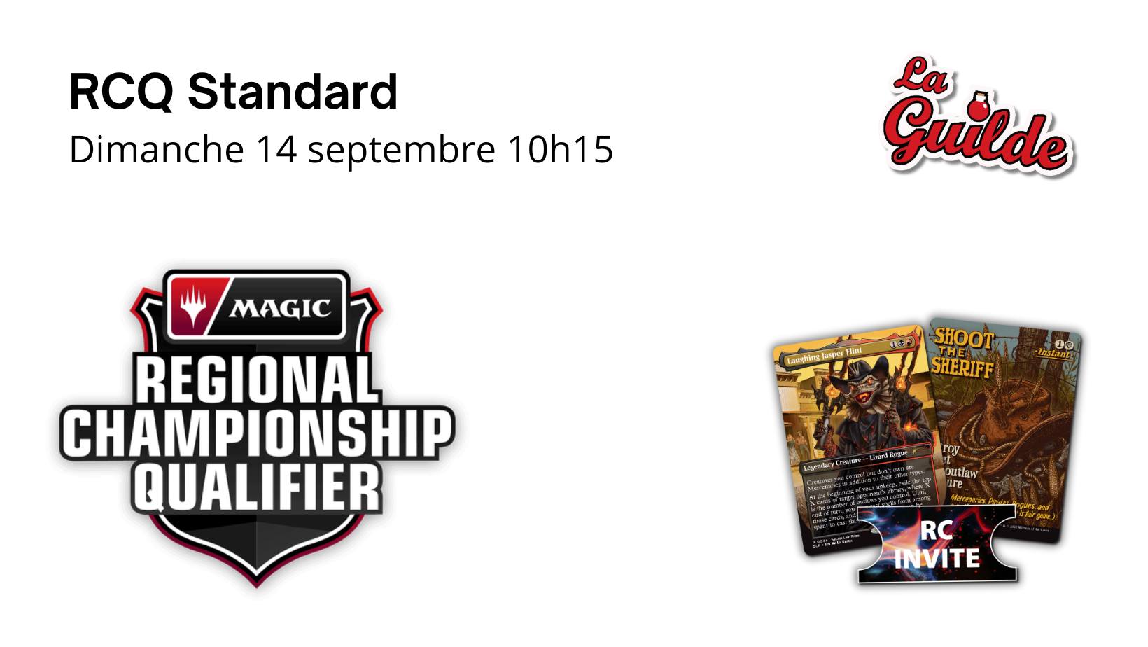 Magic the Gathering : Regional Championship Qualifier (RCQ) Standard