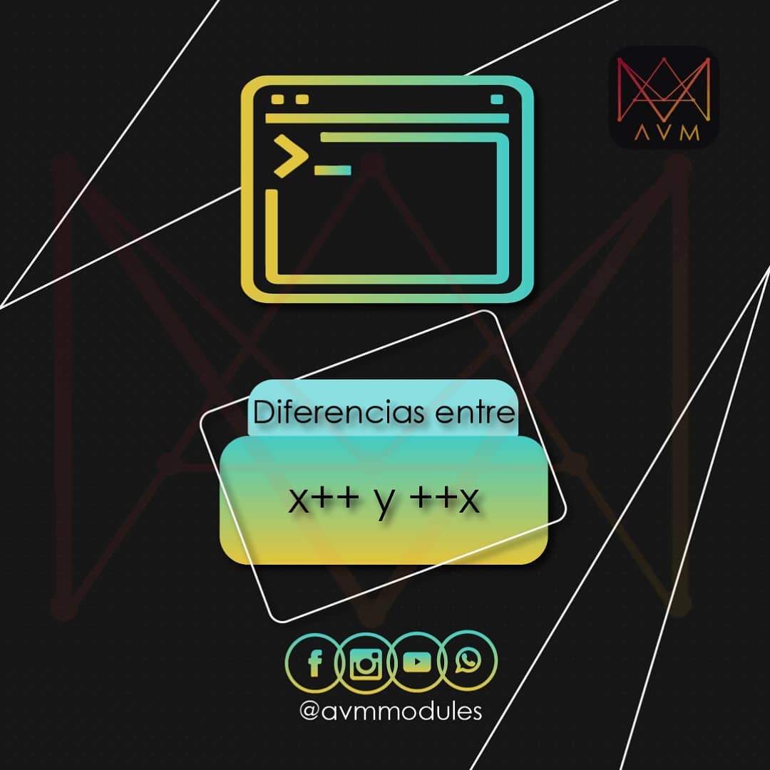 AVM - Diferencias entre x++ y ++x Suscríbete a nuestro...