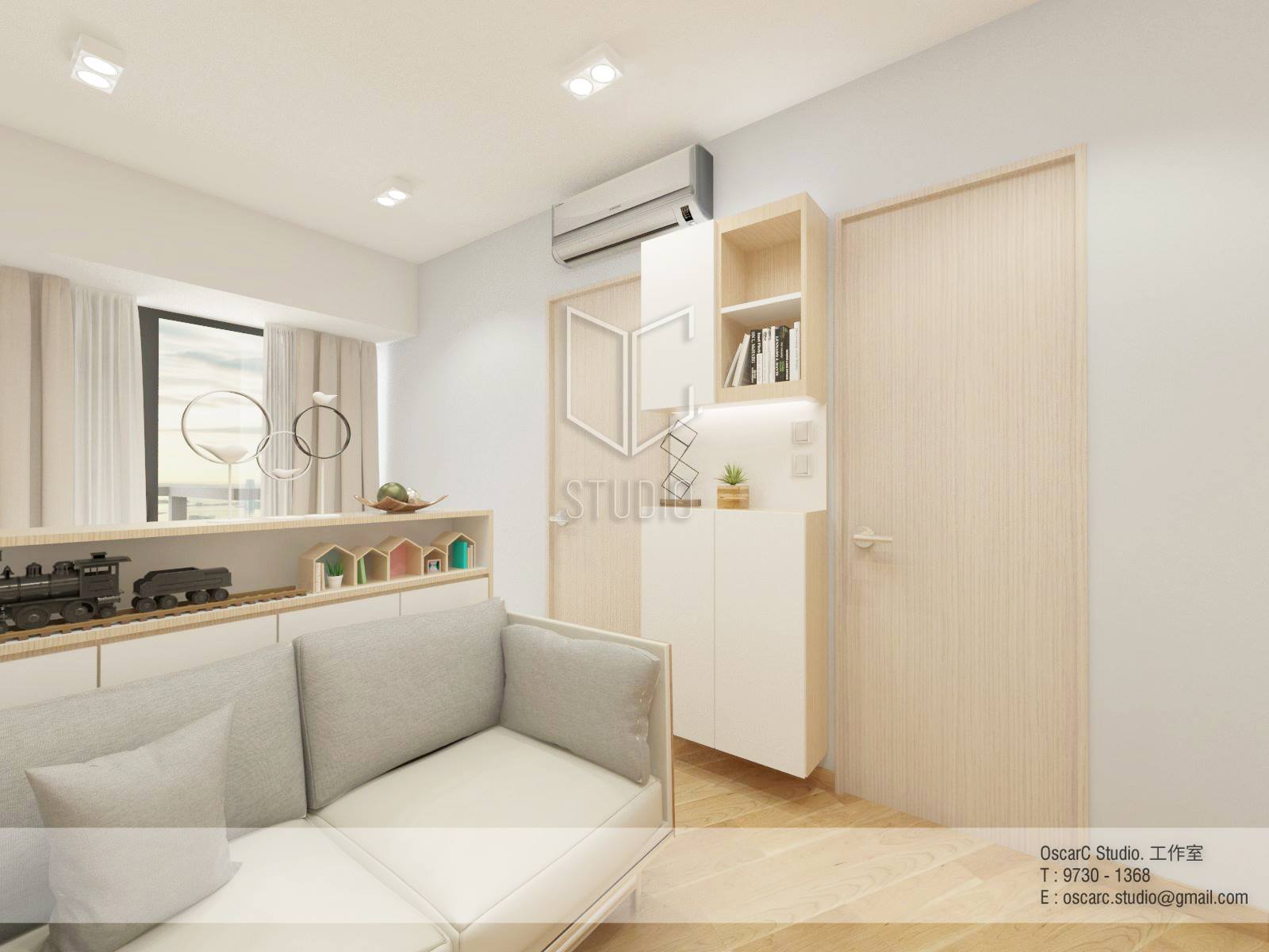 室內設計 - 3D Rendering - 1st . 元朗 - 溱柏 設計主題 - 位置 - 開放式 . . 設計項目 : 訂造傢俱 喜歡 ...