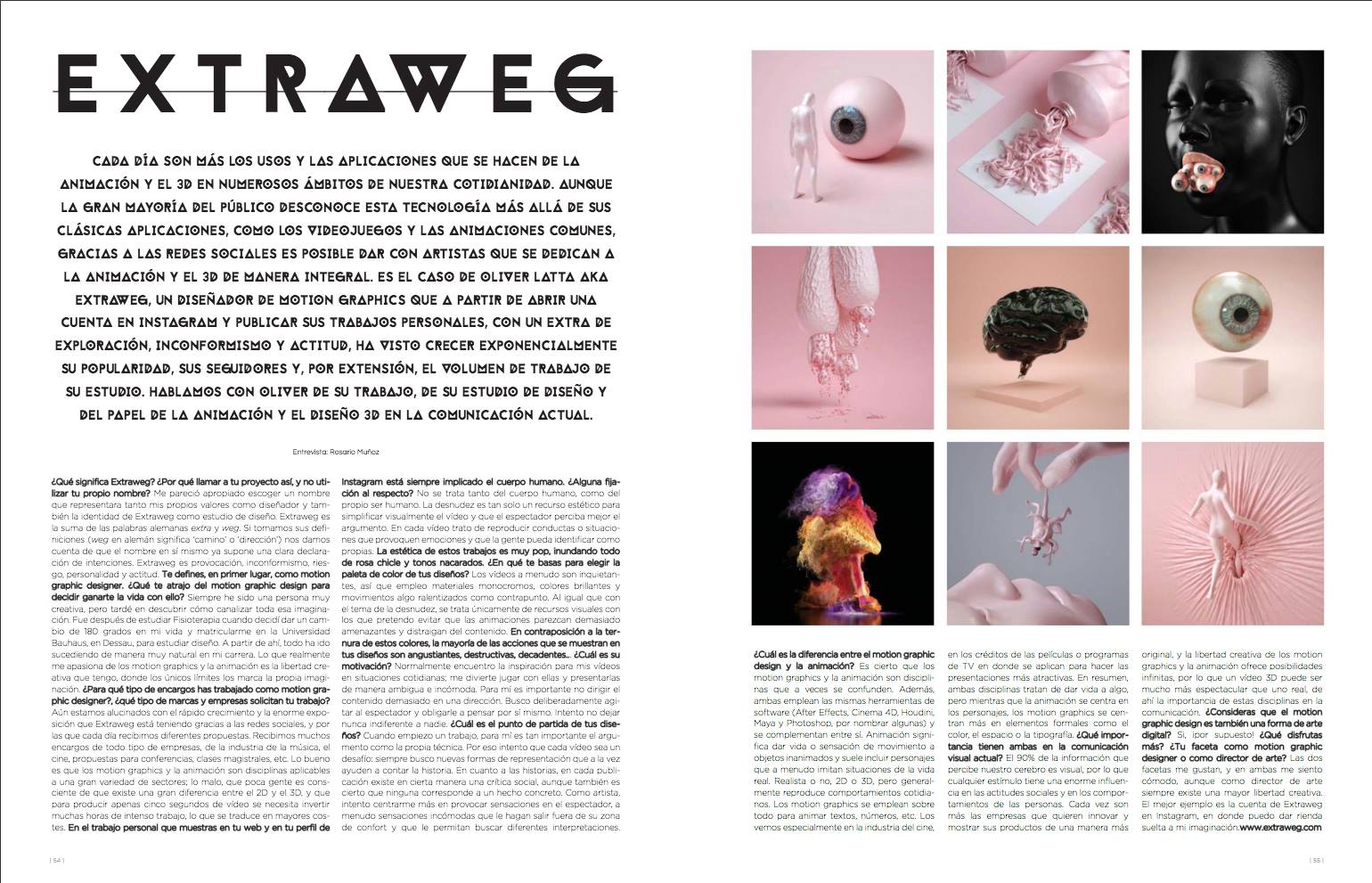extraweg - 👉 Interview at Spanish magazine Ocimag 👉 Read...