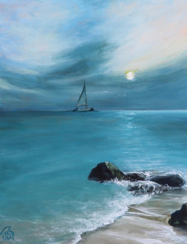 Sailboat painting for sale, 8
