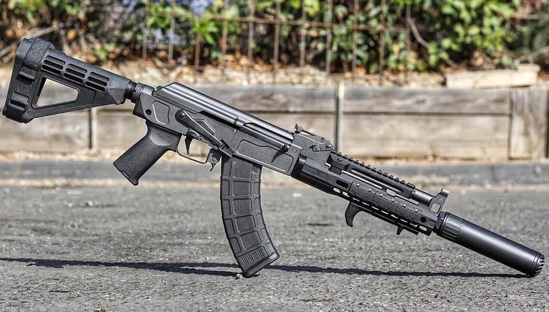 Sharps - The “Little Dirty” Pistol in Midnight Tungsten, built off