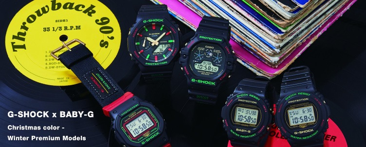 G-Shock Throwback 1990s DW-5600THC-1 DW-5700TH-1 DW-5900TH-1 GA