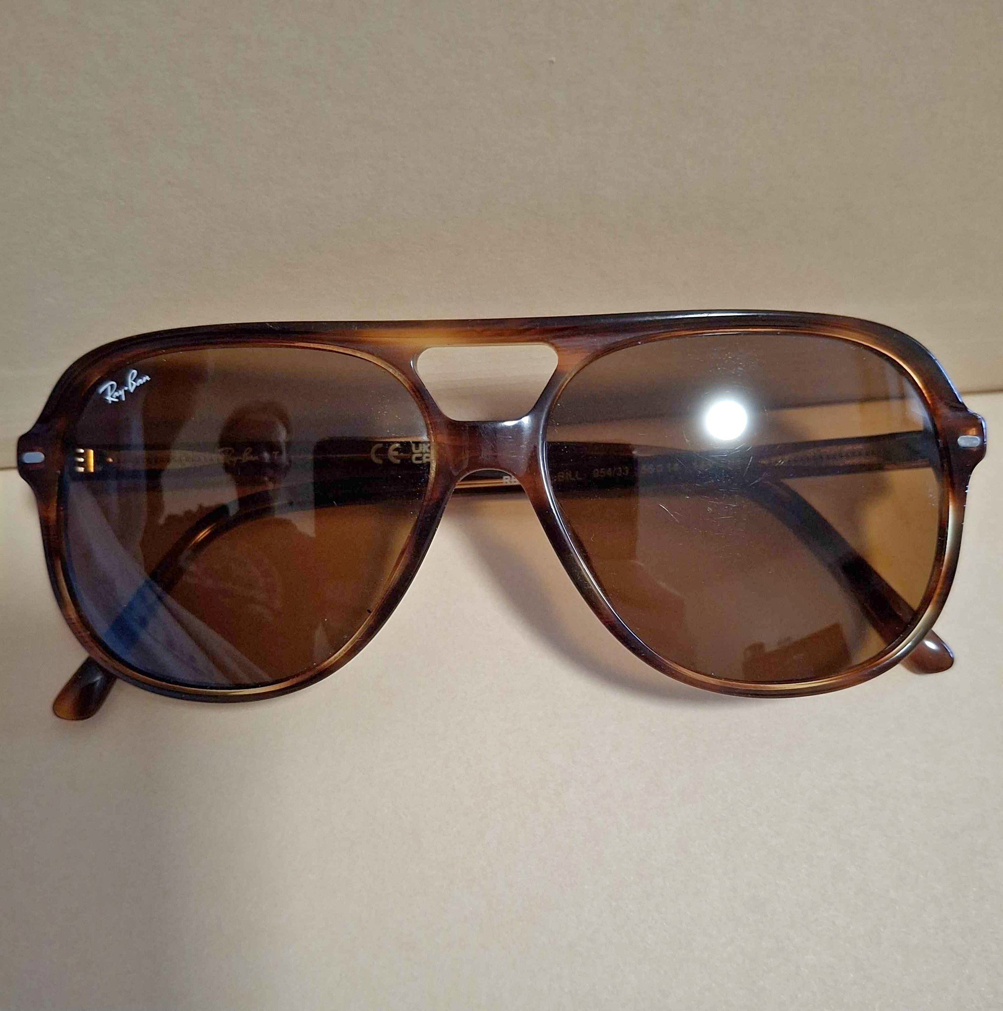 Ray Ban Tortoise Shell rb2198 Bill Havana Sunglasses 9.5/10 Condition ...