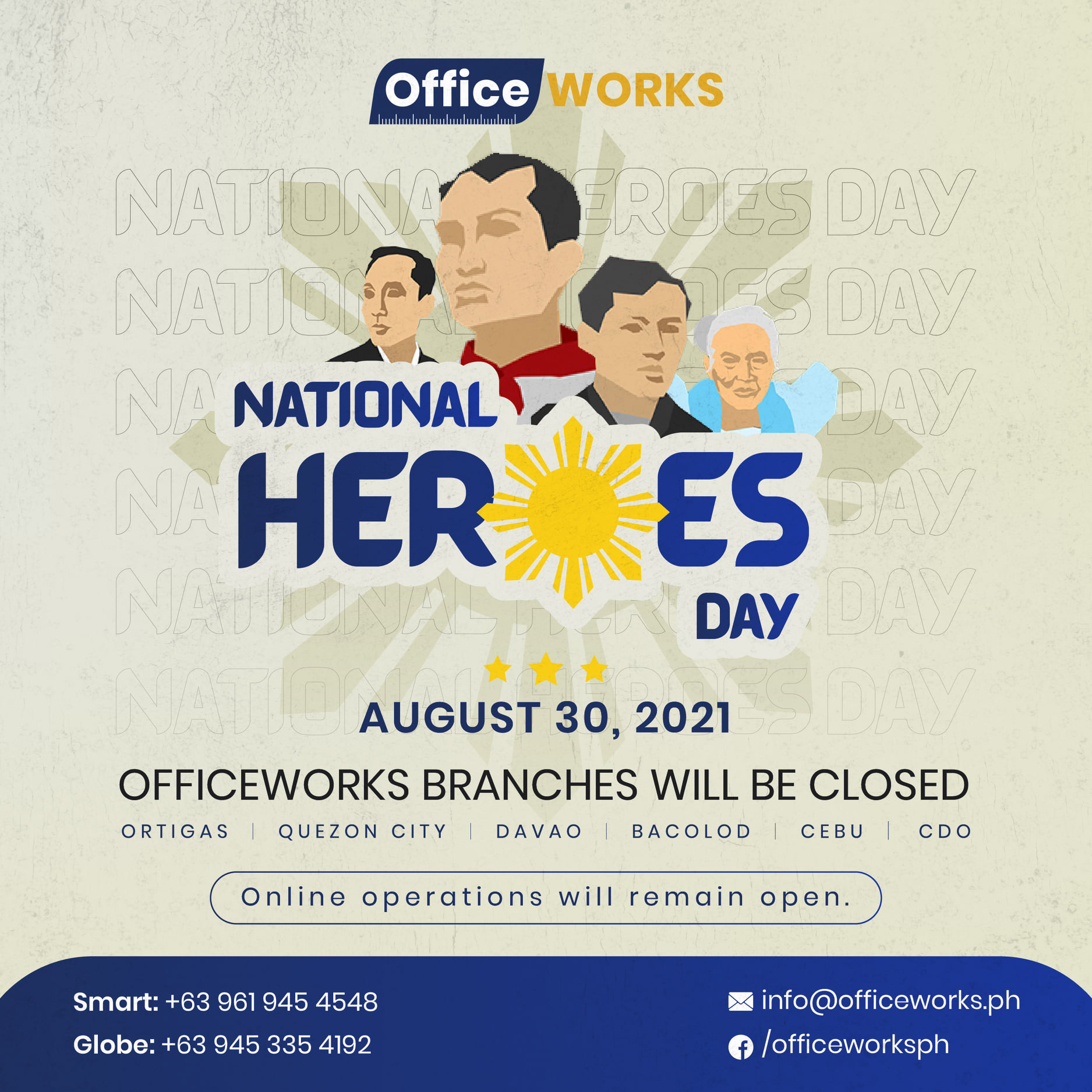 OfficeWorks will be closed on... - OfficeWorks Philippines | Facebook