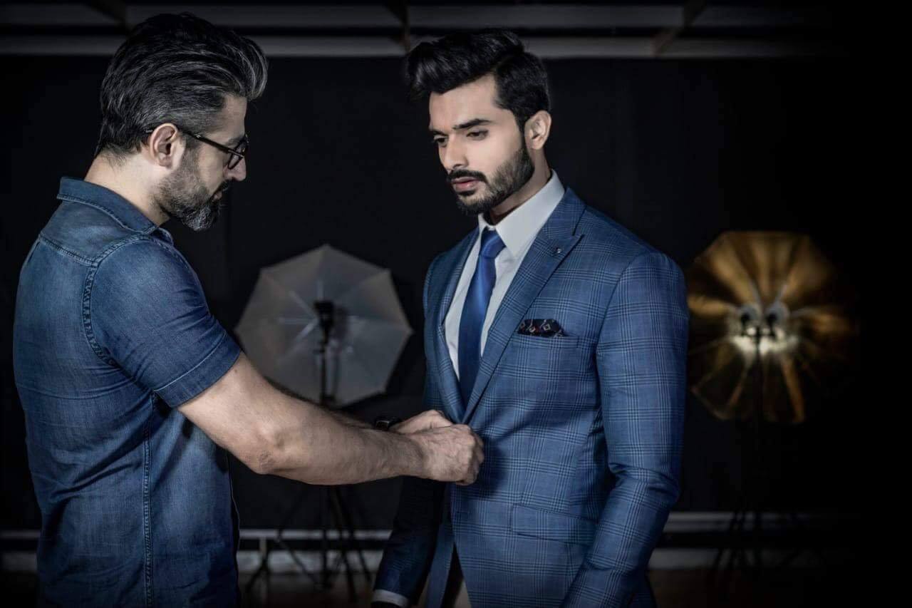 Fibonacci - BTS • Our creative director dressing up Mustafa Shah for ...