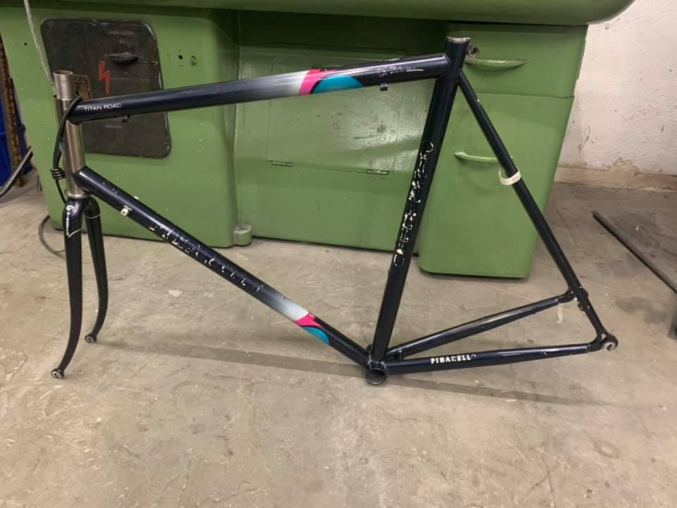 Pinarello Titan Road titanium bike history and rarity