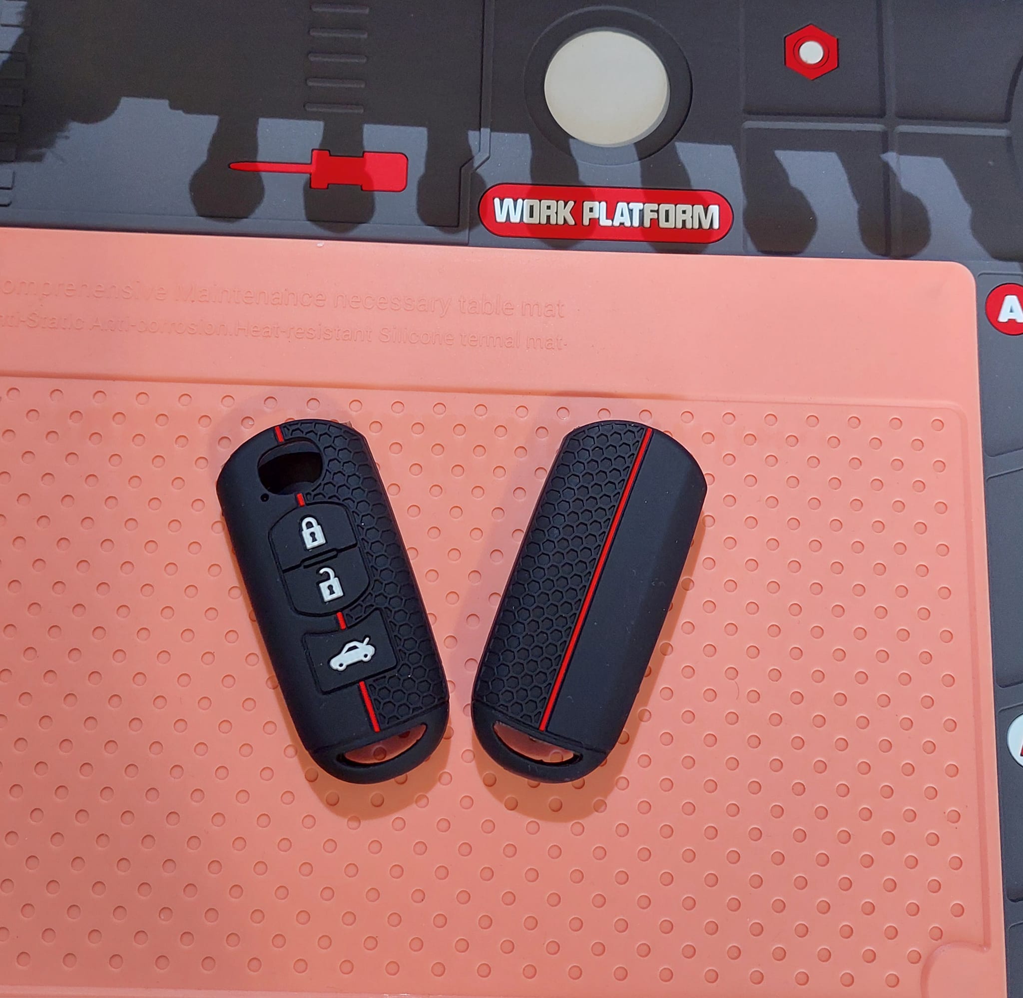Coque En Silicone Pour Clé Mazda - Protection Anti-Choc - Neuf - Marque Kwmobile