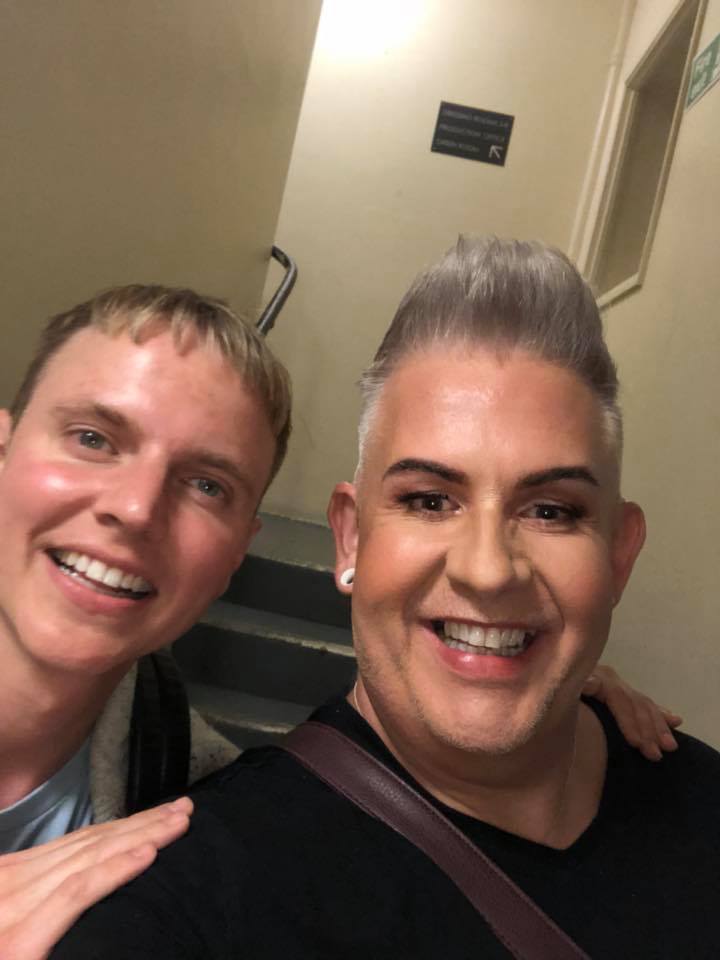 Dora Belle When Dora met Courtney Act Myra DuBois xx