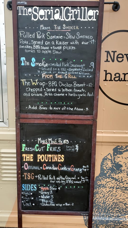 Our menu today at fairviewmall - The Serial Griller Food Truck