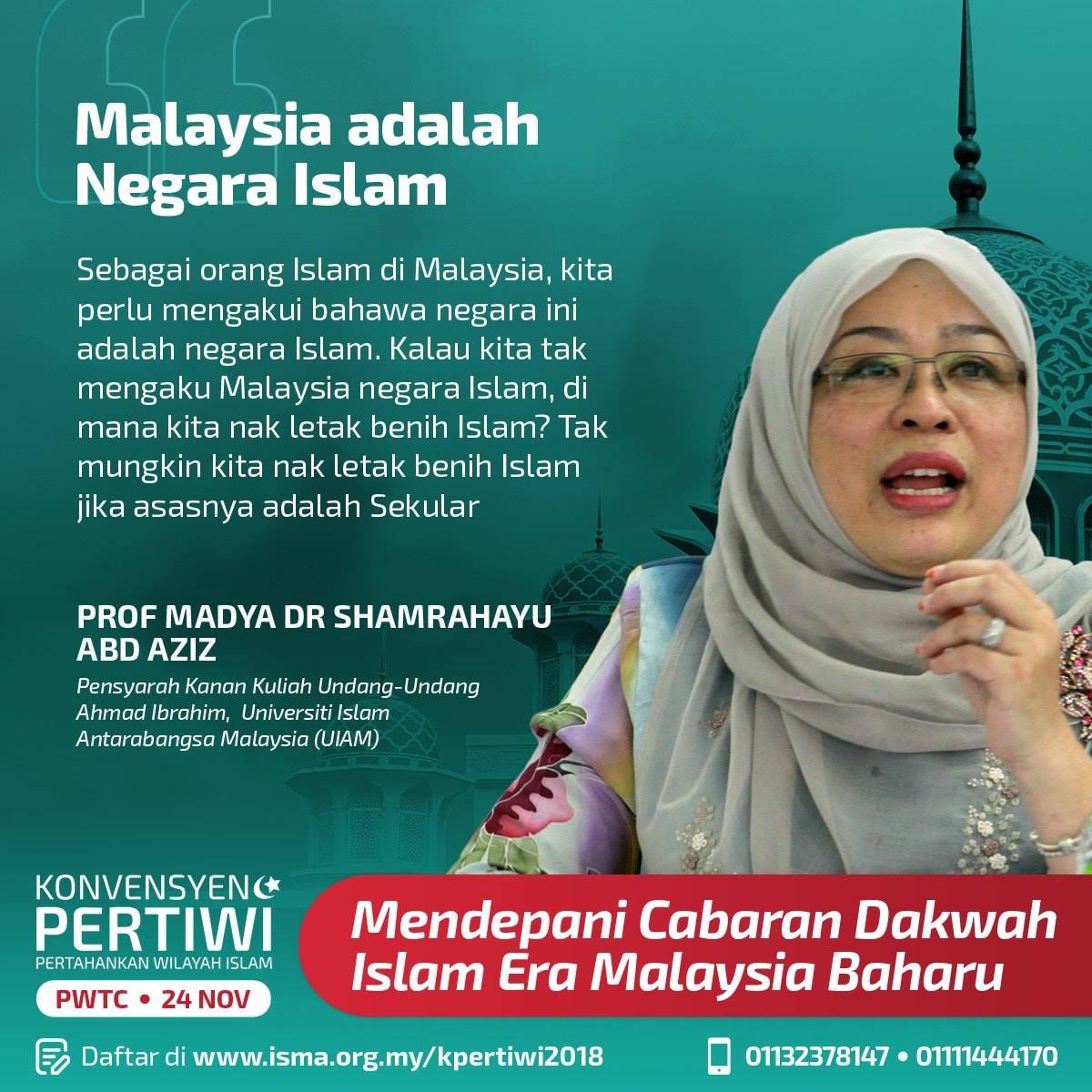 Malaysia Adalah Negara Islam Pakar Gerakan Pengundi Sedar Facebook