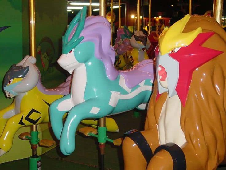 Pokemon Carousel in Japan's Pokepark 2005