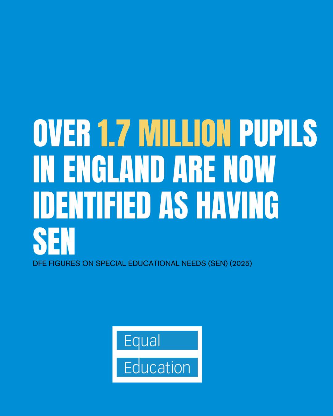 Equal - 📊 The DfE just published the 2025 figures on Special ...