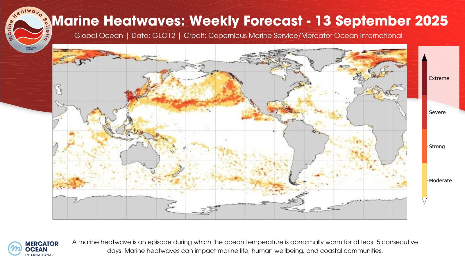 Mercator - Marine heatwaves (#MHW) are increasing in several areas of ...