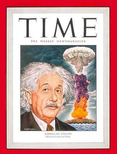 July, 1946 cover of TIME magazine featuring Albert Einstein.