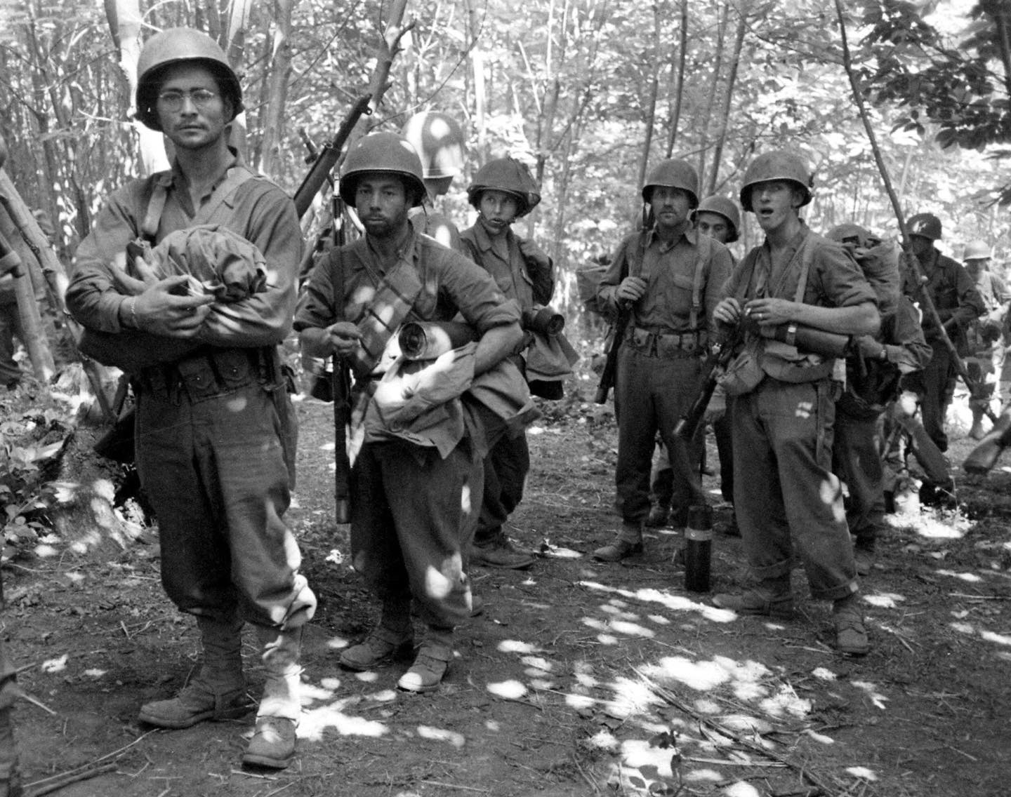 US Soldiers take a break in the Lazio region of Italy - 1944 LIFE