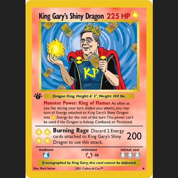 gary pokemon card Garydos Base Set Shadowless Holographic – Nathan Made It create a 1/1 black Slug creature token. Gary's Flareon Gym Heroes Revival