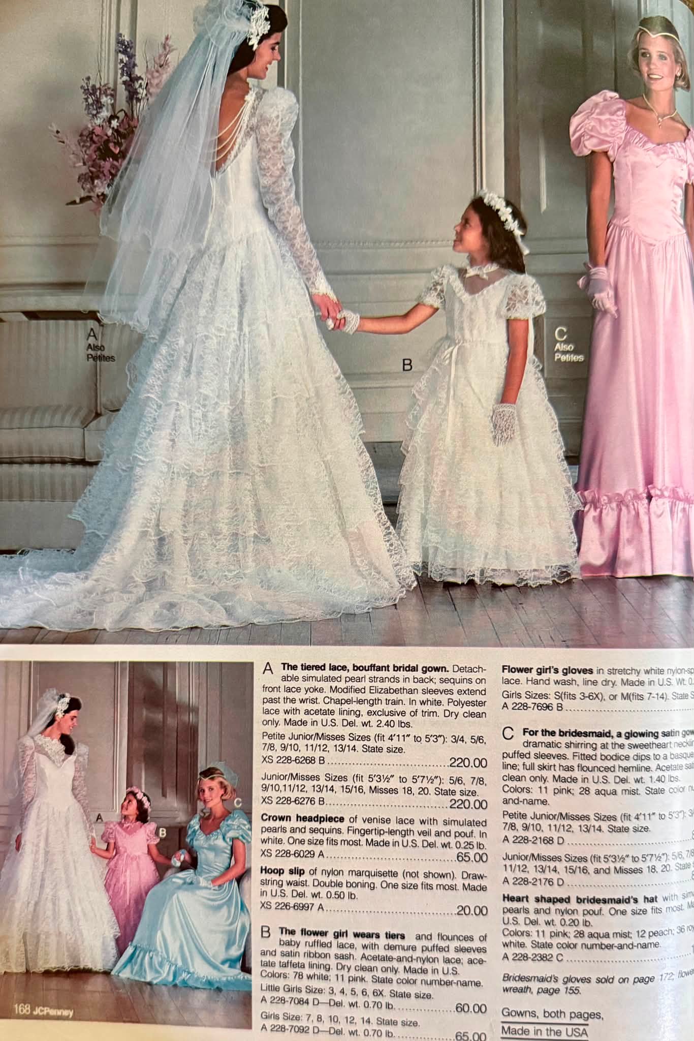 The Bridal/Formal section of JCPenney's 1989 Spring/Summer Catalog (Part 4)