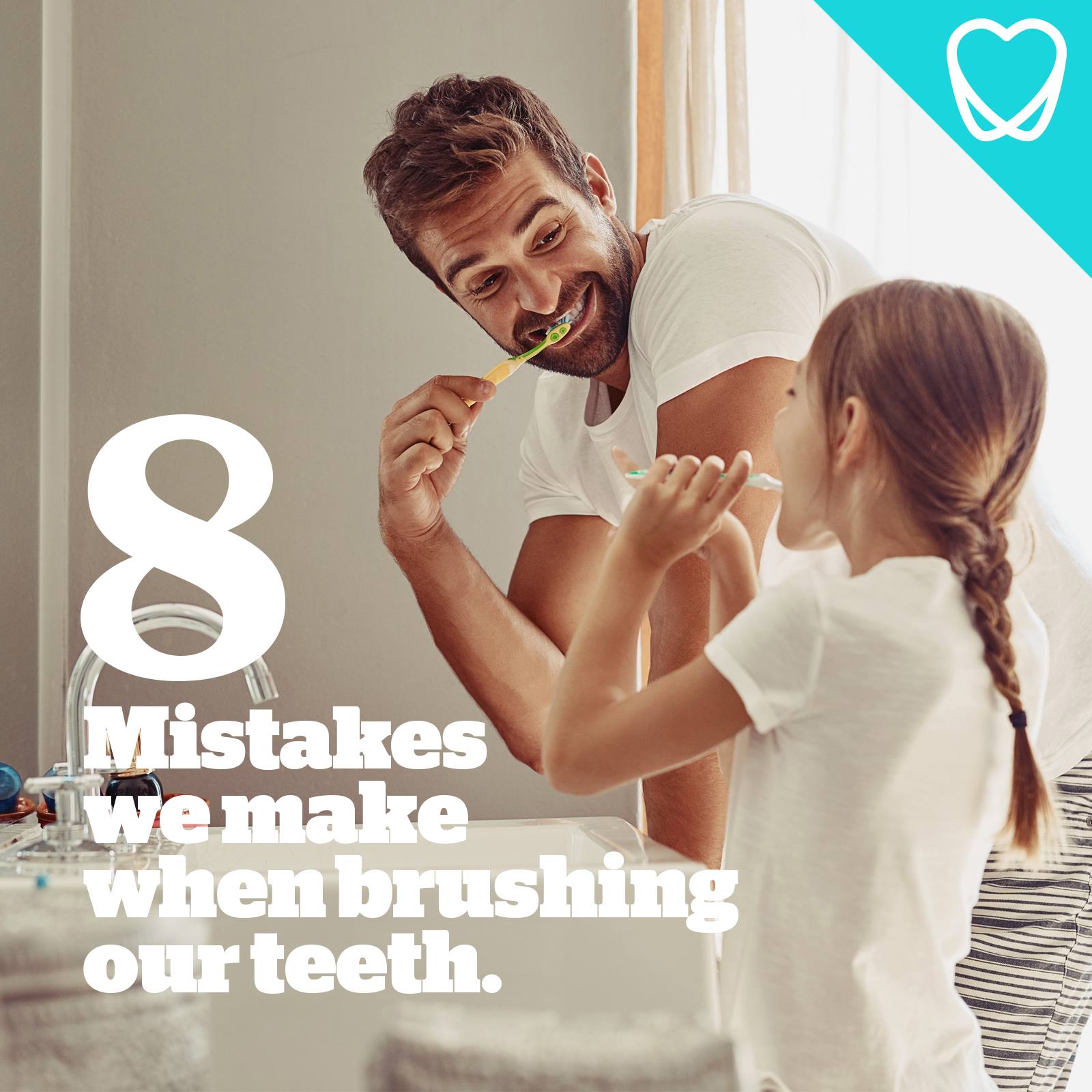 The standard guide for brushing your teeth is twice daily for two