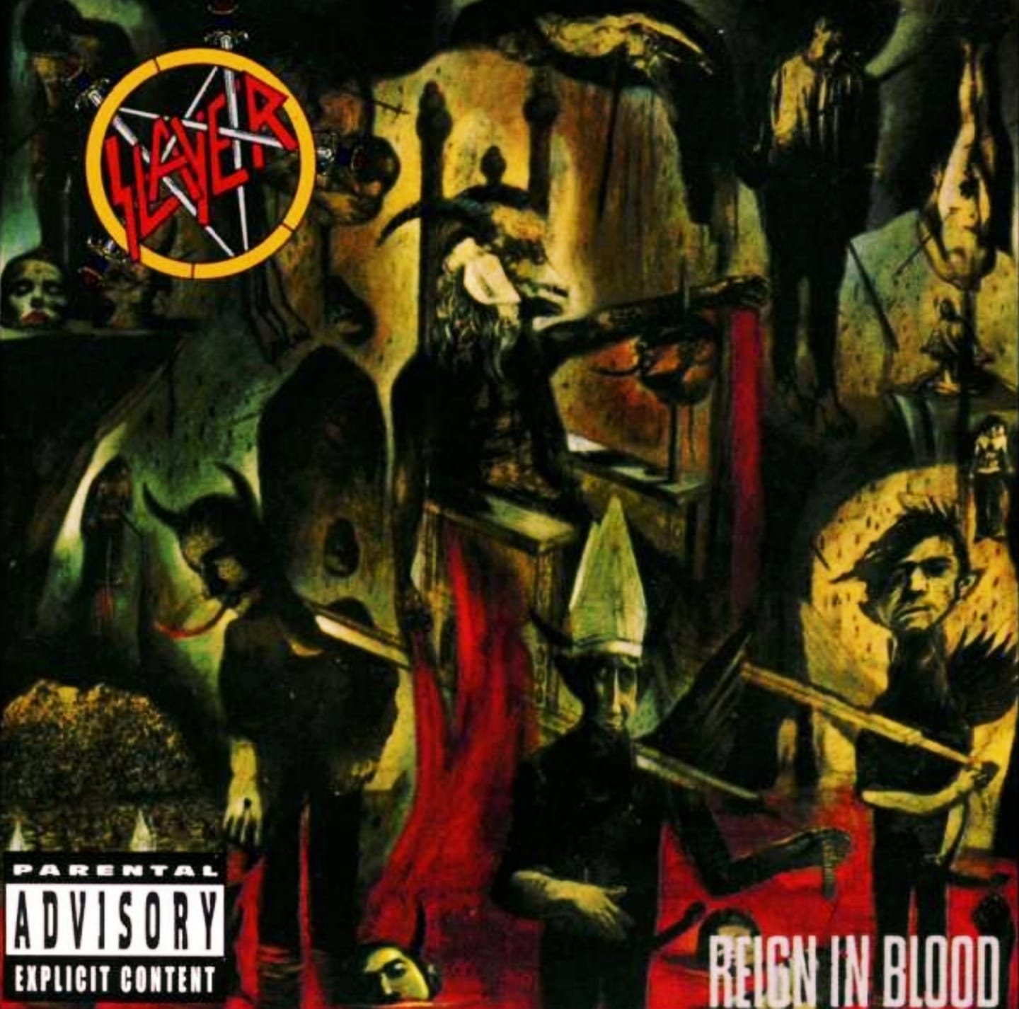Slayer's 'Reign in Blood' album released October 7th 1986