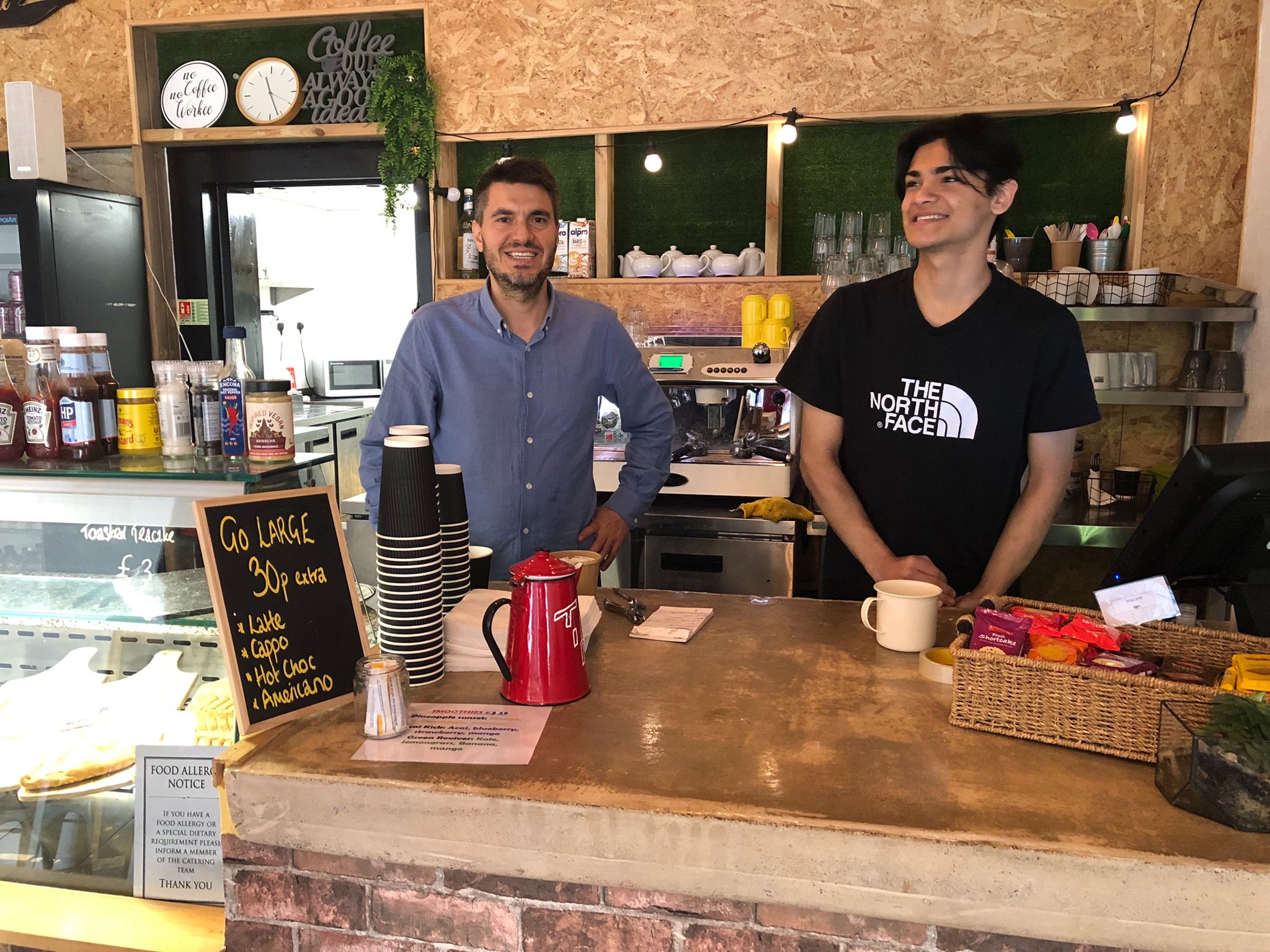 Nailsea People - NOW SERVING COFFEE AND TURKISH COOKIES The new owner ...