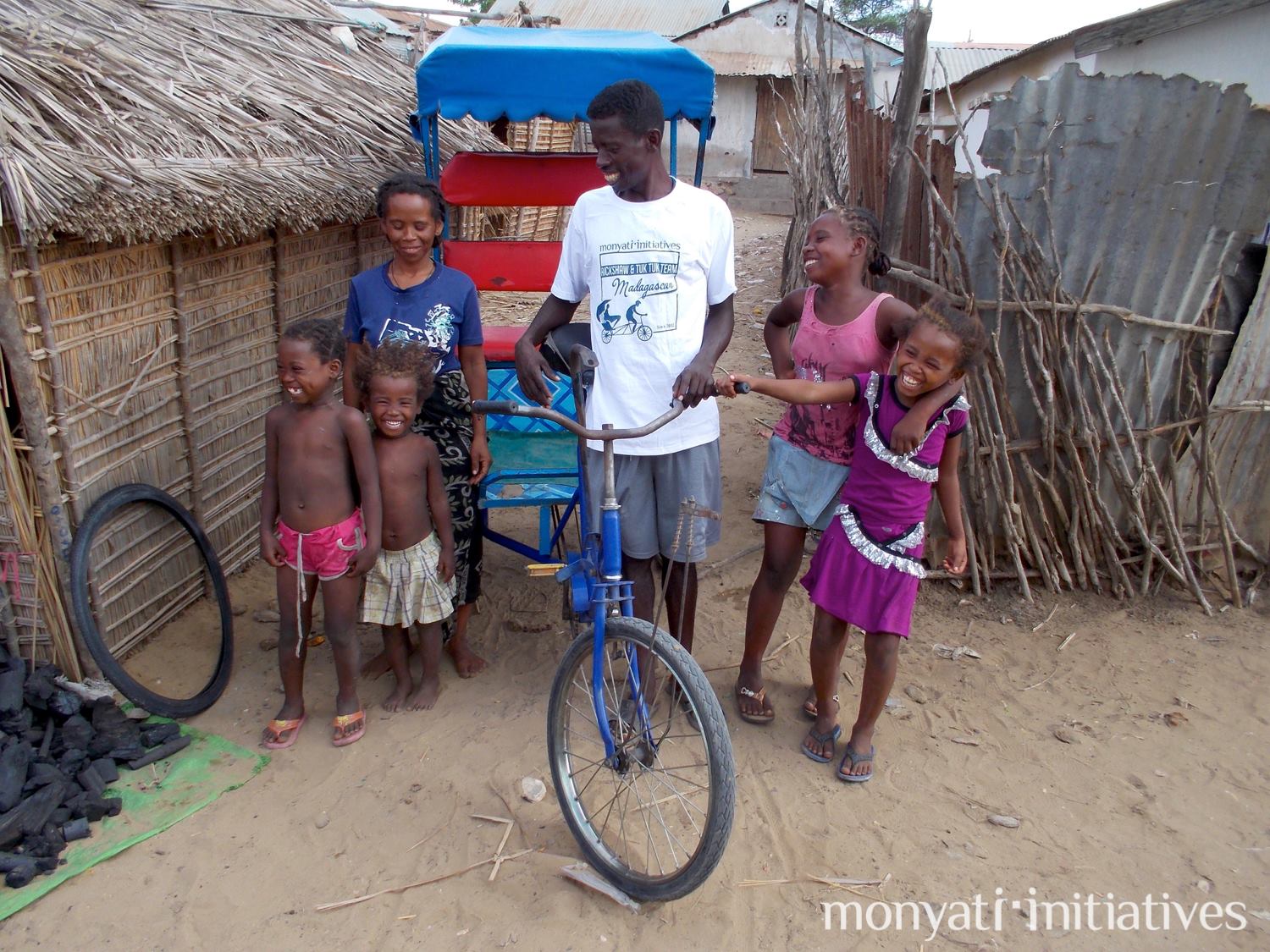 Fisa Rasola with his family during... - Monyati Initiatives | Facebook