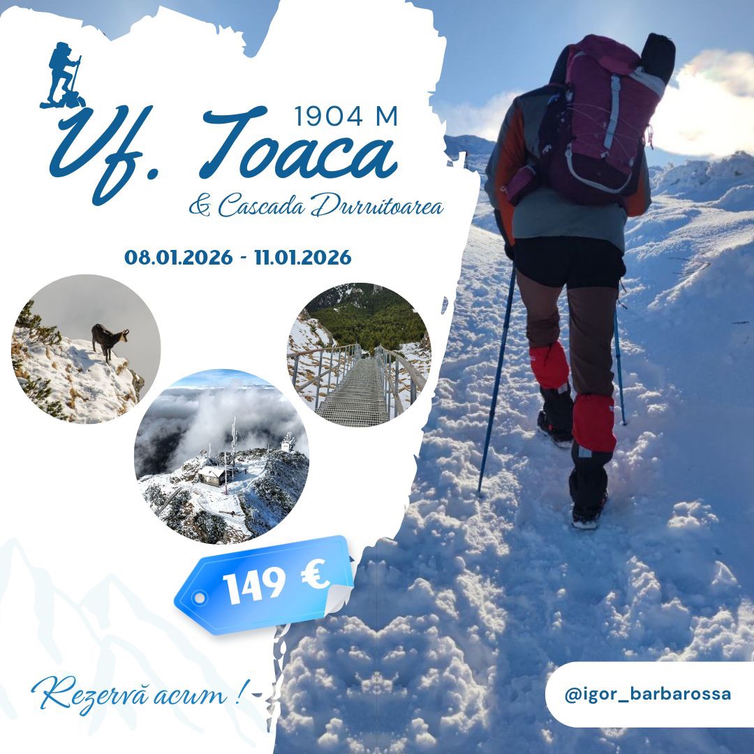 Drumeție montană Vf. Toaca 1904m